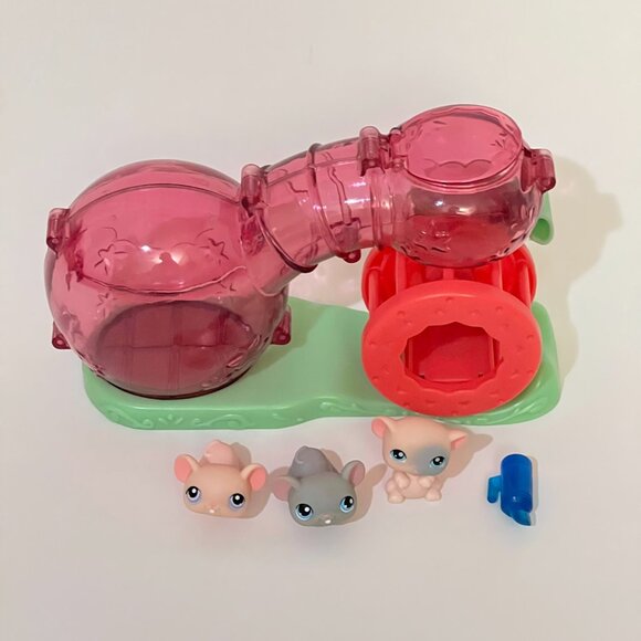 Littlest Pet Shop Merry Mice Set with LPS Mouse #102, #103, #104 - Picture 3 of 9